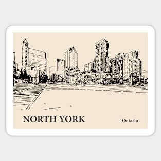 North York - Ontario Sticker